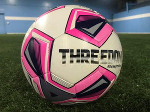 Threedom Soccer Training Ball - Neon Pink