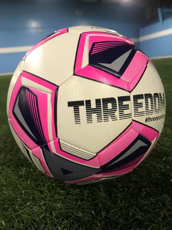 Threedom Soccer Training Ball - Neon Pink