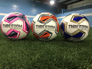 Threedom Soccer Training Ball - Neon Pink