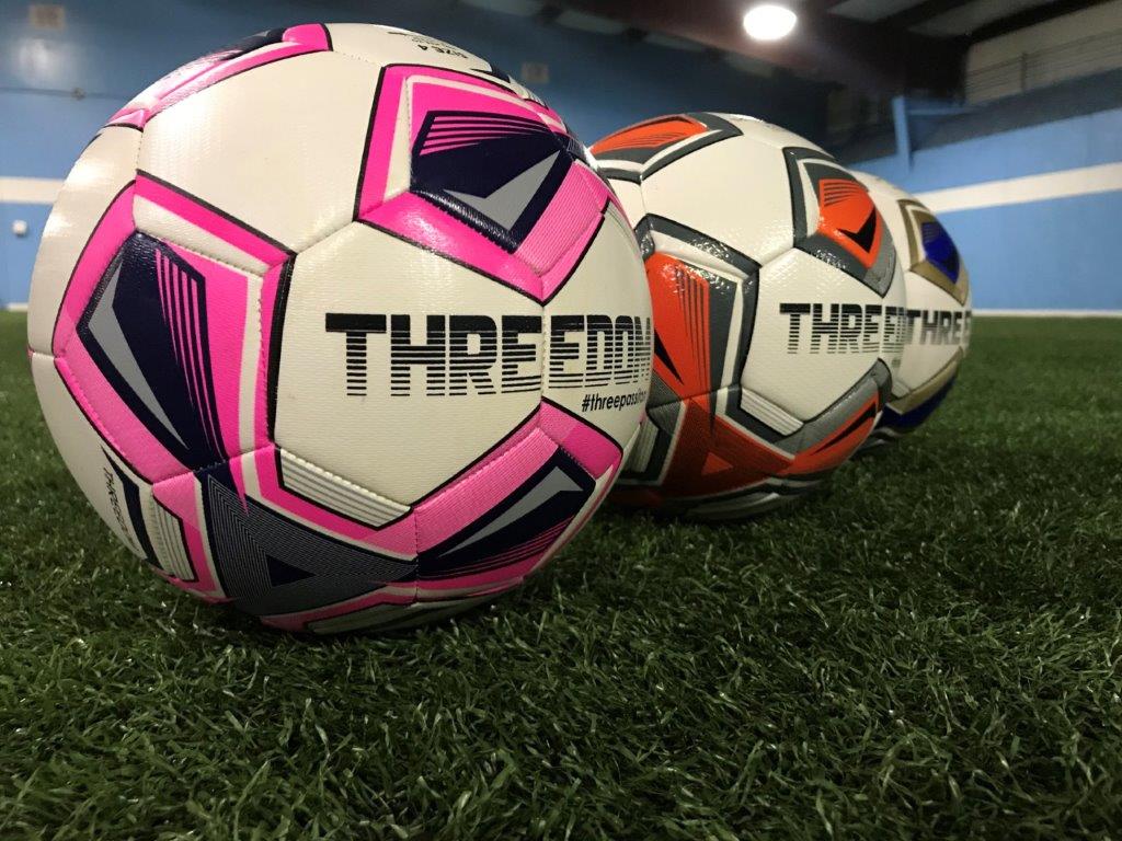 Threedom Soccer Training Ball - Neon Pink