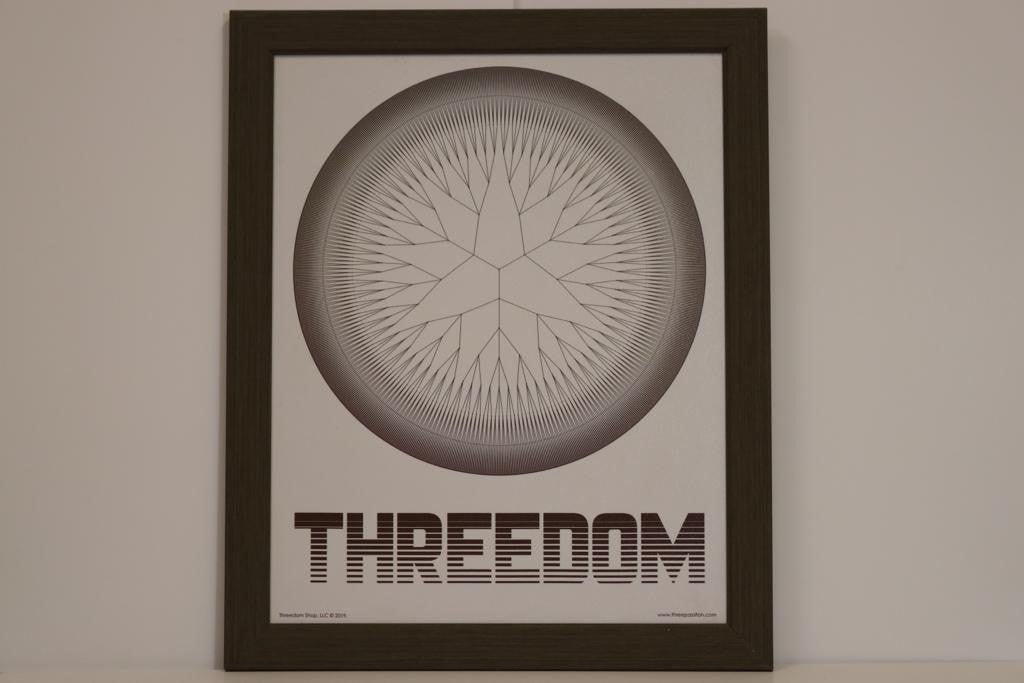 Threedom Custom Framed Art - Desert