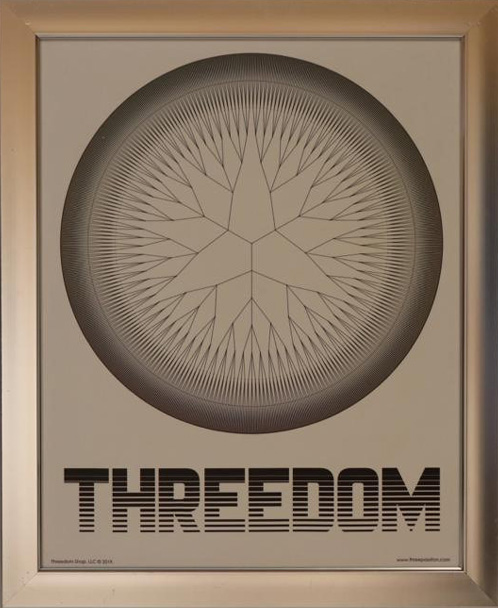 Threedom Custom Framed Art - Modern